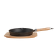 Миниатюра изображения товара Сковорода Sima-Land Home На деревянной подставке / 9655531