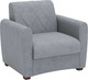 Миниатюра изображения товара Кресло-кровать Олмеко Эдвин М (велюр Ocean 023 серый)
