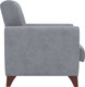 Миниатюра изображения товара Кресло мягкое Олмеко Эдвин М (велюр Ocean 023 серый)