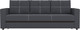 Миниатюра изображения товара Диван Олмеко Смарт 3-х местный (велюр Parma 27 темно-серый)