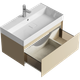 Миниатюра изображения товара Тумба с умывальником Aqwella Geometria GE01081MD+4610119205126