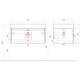 Миниатюра изображения товара Тумба с умывальником Aqwella Geometria GE01081MD+4610119205126
