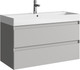 Миниатюра изображения товара Тумба с умывальником Aqwella Geometria GE01102ST+4610119205164