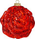 Миниатюра изображения товара Набор шаров новогодних Elan Gallery Цветок / 980086 (красный)
