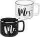Миниатюра изображения товара Набор кружек Elan Gallery Mr&Mrs / 880230 (белый/черный)