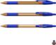 Миниатюра изображения товара Ручка шариковая Erich Krause R-301 Matic&Grip Amber 0.7 / 58090 (синий)