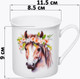 Миниатюра изображения товара Набор кружек Elan Gallery Лошадь с цветочным венком / 880236