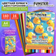 Миниатюра изображения товара Набор цветной бумаги FUNSTER 117618 (16цв)