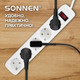 Миниатюра изображения товара Сетевой фильтр Sonnen SPW-505 / 513655 (белый)