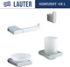 Миниатюра изображения товара Набор аксессуаров для ванной и туалета Lauter 21SH57061 + 21SH57051 + 21SH57091 + 21SH5710А1 (Chrome, 4 предмета)