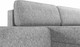 Миниатюра изображения товара Диван П-образный Олмеко Женева 2S2OPF левый (серый)