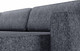 Миниатюра изображения товара Диван П-образный Олмеко Женева 2S2O2P (темно-серый)