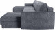 Миниатюра изображения товара Диван П-образный Олмеко Женева 2S2O2P (темно-серый)