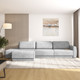 Миниатюра изображения товара Диван угловой Олмеко Женева 2SOPF левый (серый)