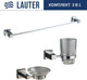Миниатюра изображения товара Набор аксессуаров для ванной Lauter 21SH6061 + 21SH6051 + 21SH6011 (Chrome, 3 предмета)
