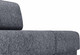 Миниатюра изображения товара Диван Олмеко Женева 3SPF правый (темно-серый)