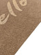 Миниатюра изображения товара Коврик грязезащитный ComeForte Велюр Hello 50x80 (бежевый)