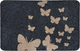 Миниатюра изображения товара Коврик грязезащитный ComeForte Велюр Бабочки 60x90 (серый)