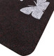 Миниатюра изображения товара Коврик грязезащитный ComeForte Велюр Бабочки 60x90 (черный)