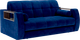 Миниатюра изображения товара Диван Mebel-Ars Аккордеон Барон №3 НПБ 180x200 (Vivaldi синий)