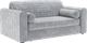 Миниатюра изображения товара Диван Mebel-Ars Аккордеон Барон №5 ППУ 180x200 (Vivaldi светло-серый)