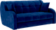 Миниатюра изображения товара Диван Mebel-Ars Аккордеон Барон ППУ 155x200 (Vivaldi синий)