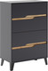Миниатюра изображения товара Комод Eligard Eyva 4S (графит)