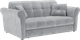 Миниатюра изображения товара Диван Mebel-Ars Аккордеон Гранд НПБ 180x200 (Vivaldi светло-серый)