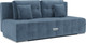 Миниатюра изображения товара Диван Mebel-Ars Еврокнижка Марсель №4 (Vivaldi синий)