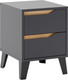 Миниатюра изображения товара Прикроватная тумба Eligard Eyva 2S (графит)