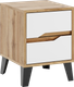 Миниатюра изображения товара Прикроватная тумба Eligard Eyva 2S (дуб вотан/белый)