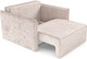 Миниатюра изображения товара Кресло-кровать Mebel-Ars Хайтон (велюр бежевый Plush OWV-33)