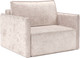 Миниатюра изображения товара Кресло-кровать Mebel-Ars Хайтон (велюр бежевый Plush OWV-33)