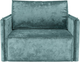Миниатюра изображения товара Кресло-кровать Mebel-Ars Хайтон (велюр мятный Plush OWV-27)