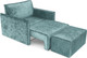 Миниатюра изображения товара Кресло-кровать Mebel-Ars Хайтон (велюр мятный Plush OWV-27)