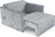 Миниатюра изображения товара Кресло-кровать Mebel-Ars Хайтон (велюр серый Plush OWV-11)