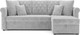 Миниатюра изображения товара Диван угловой Mebel-Ars Берлин (Vivaldi светло-серый)