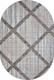 Миниатюра изображения товара Коврик Merinos Sierra F351-OVAL-CREAM-BLUE (1.5х1.9)