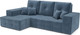 Миниатюра изображения товара Диван угловой Mebel-Ars Монреаль левый (Vivaldi синий)