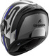 Миниатюра изображения товара Мотошлем Shark Helmets Spartan RS Carbon Shawn Mat HE8156E-DBS-XL (XL, черный/синий/серебристый)