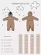 Миниатюра изображения товара Комбинезон прогулочный детский MOWbaby Eskimo 158/16-80 (латте, р.80)