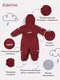 Миниатюра изображения товара Комбинезон прогулочный детский MOWbaby Eskimo 158/21-80 (Maroon, р.80)