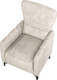 Миниатюра изображения товара Кресло мягкое Олмеко Одри (велюр Олимпия 003 бежевый)