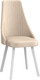 Миниатюра изображения товара Стул Олмеко Лион (велюр конфетти крем/белый)