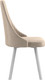 Миниатюра изображения товара Стул Олмеко Лион (велюр конфетти крем/белый)
