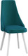 Миниатюра изображения товара Стул Олмеко Лион (велюр конфетти изумруд/белый)