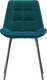Миниатюра изображения товара Стул Олмеко Кварта К (велюр конфетти изумруд/черный)