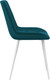 Миниатюра изображения товара Стул Олмеко Кварта К (велюр конфетти изумруд/белый)