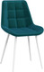 Миниатюра изображения товара Стул Олмеко Кварта К (велюр конфетти изумруд/белый)