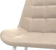 Миниатюра изображения товара Стул Олмеко Кварта К (велюр конфетти крем/белый)